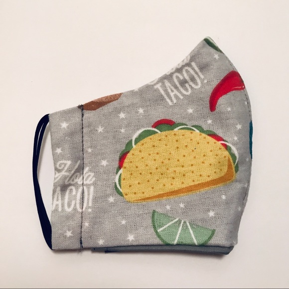 🌮Taco Face Mask w/ Filter and Removable Nose Bend - Picture 5 of 13